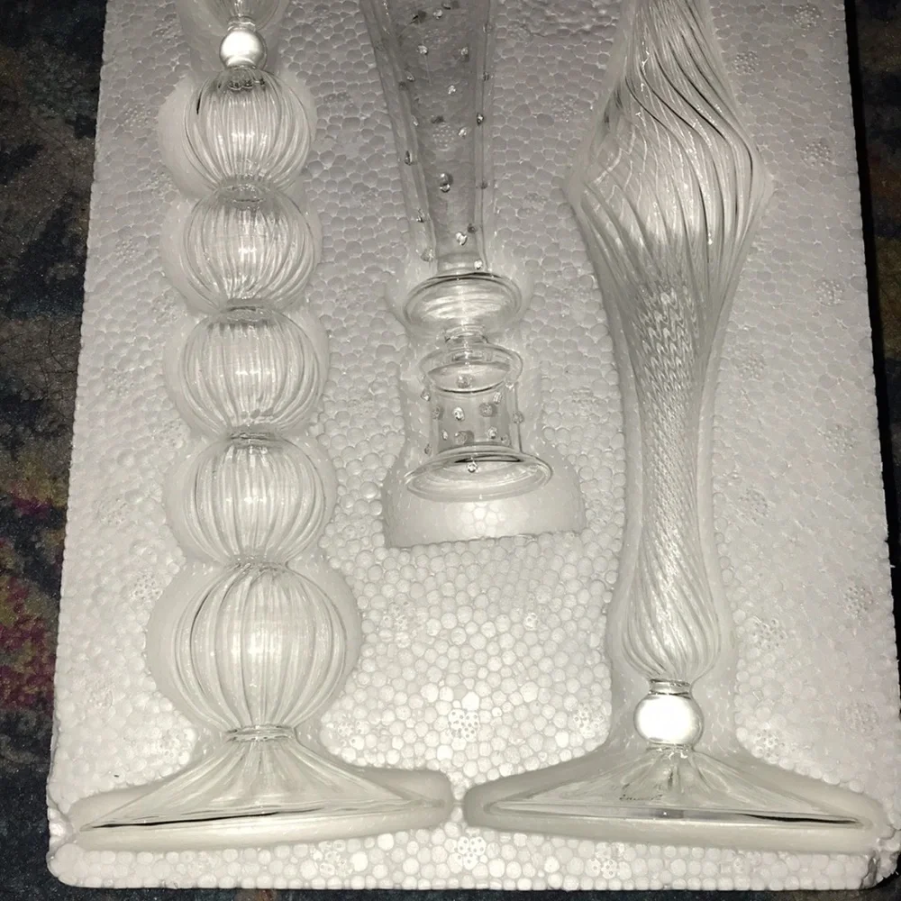 Rosalind Walshe for Gold Canyon Tall Glass Bud Vases Set
